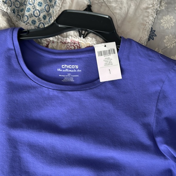 Chico’s the ultimate tea three-quarter sleeves - Picture 2 of 6